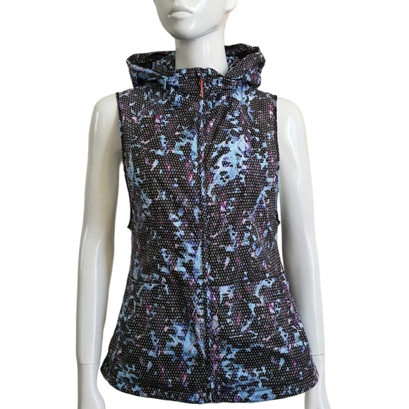 lululemon athletica Jackets & Blazers - Lululemon Multicoloured Print Pack it Vest with Pockets Size US6 (AU10)